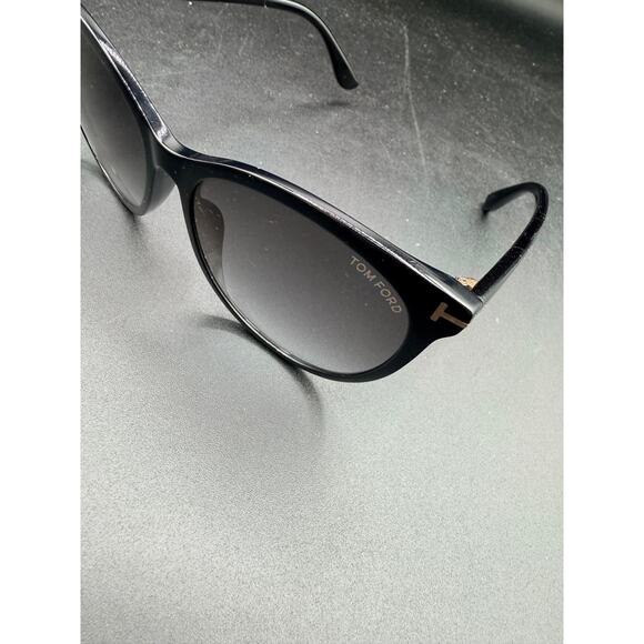 Tom Ford TF787 Maxim Black Cat Eye Sunglasses 59-16 Italy frames